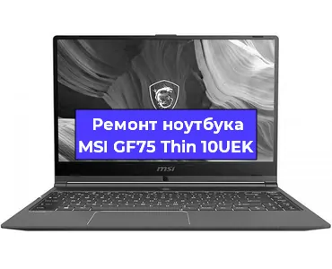 Чистка от пыли и замена термопасты на ноутбуке MSI GF75 Thin 10UEK в Санкт-Петербурге